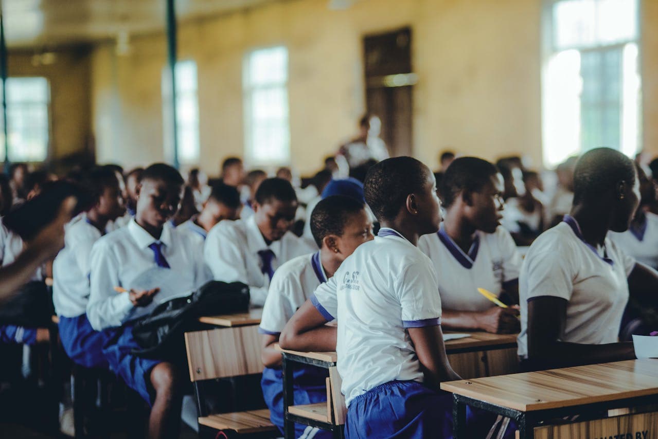 Students in a classroom