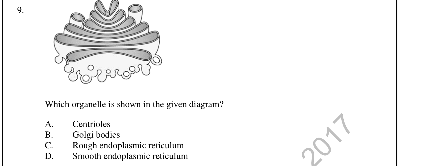 Biology sample question