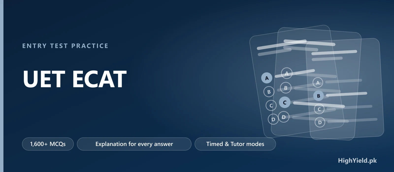 UET ECAT question bank