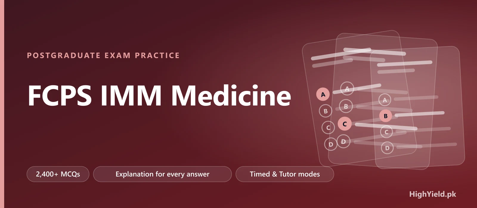 FCPS IMM Medicine question bank