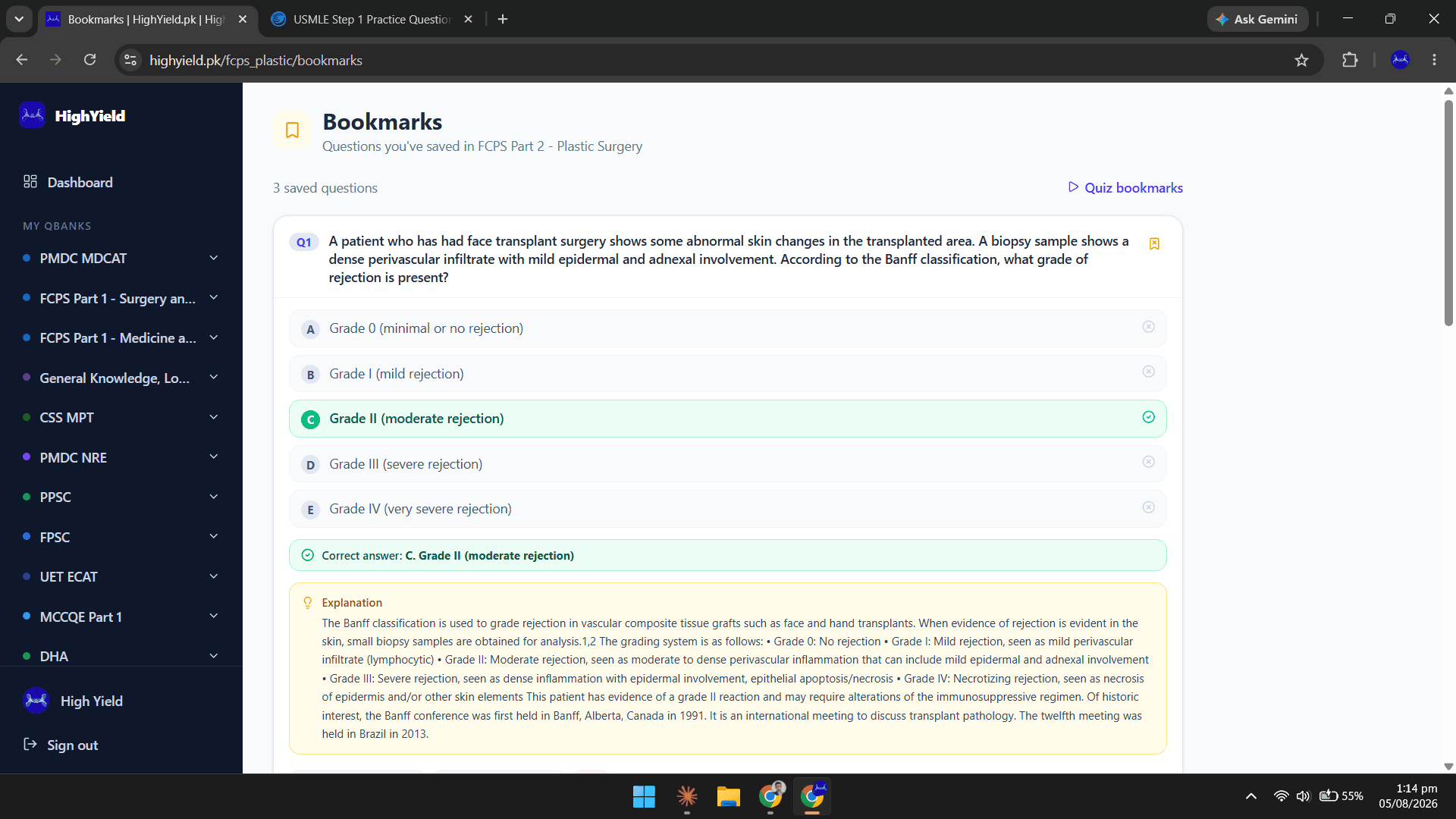 PMDC MDCAT — Detailed explanations